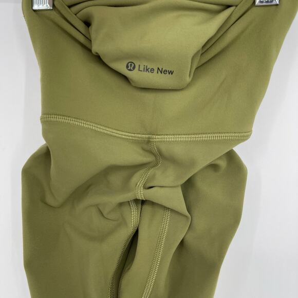 Lululemon Align High Rise Pant 24" Olive Bronze Green Size 0 - Picture 4 of 7